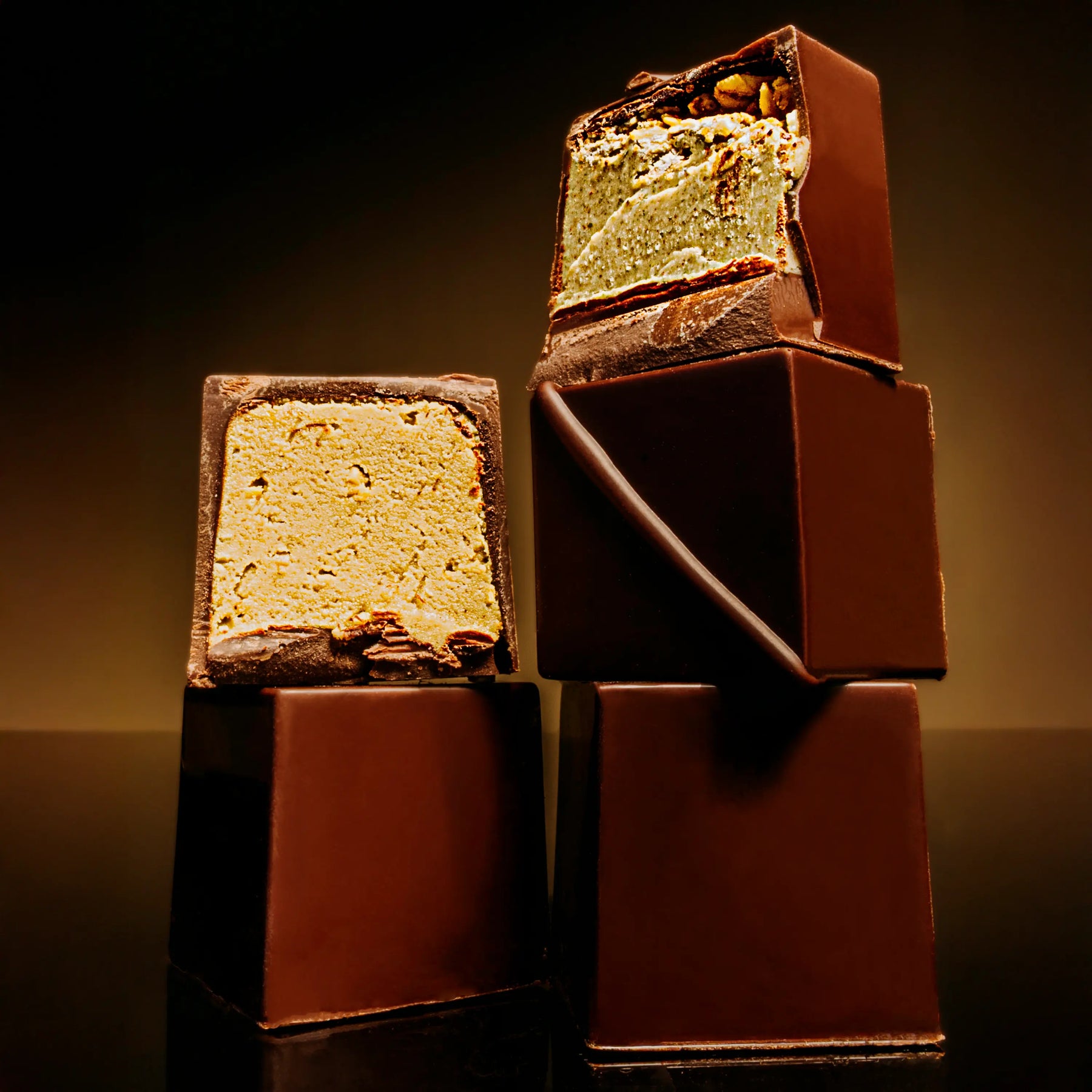 Seed Butter Praline Cubes - Bright Boutique Cubes Assortment