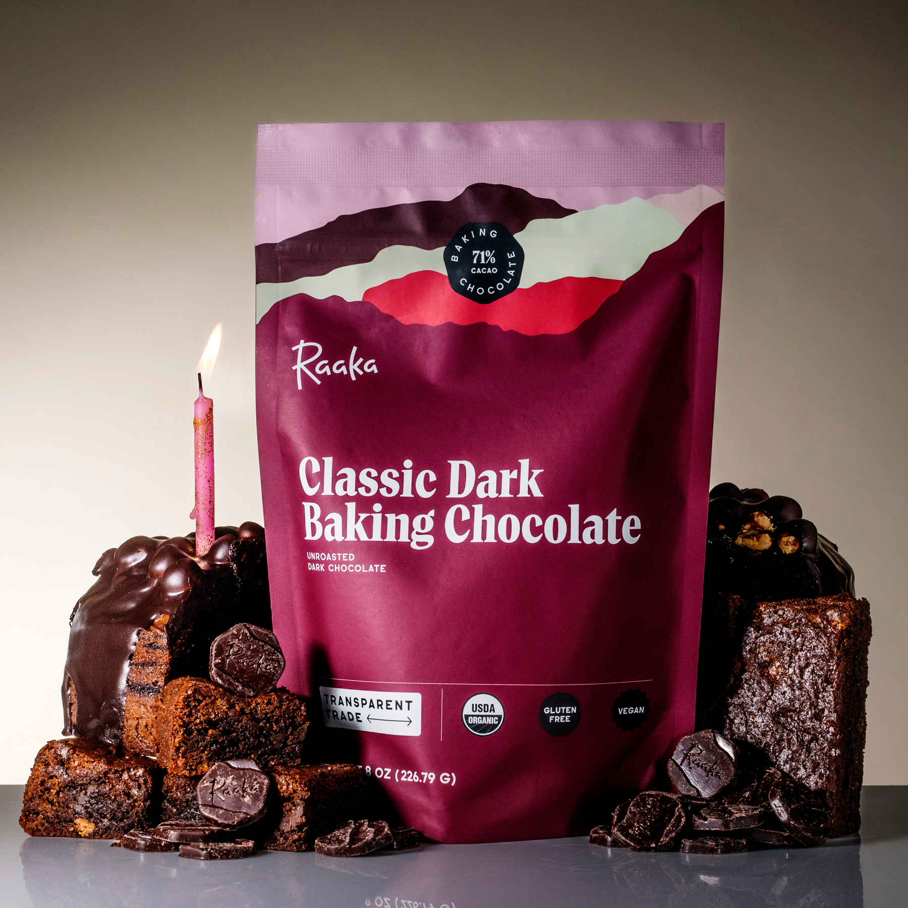 Classic Dark Baking Chocolate - Airy Creative Chocolate Assortment